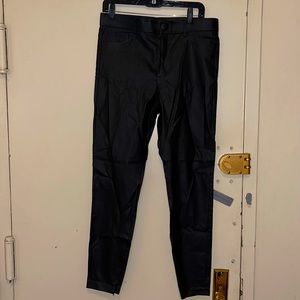 ZARA faux leather back leggings